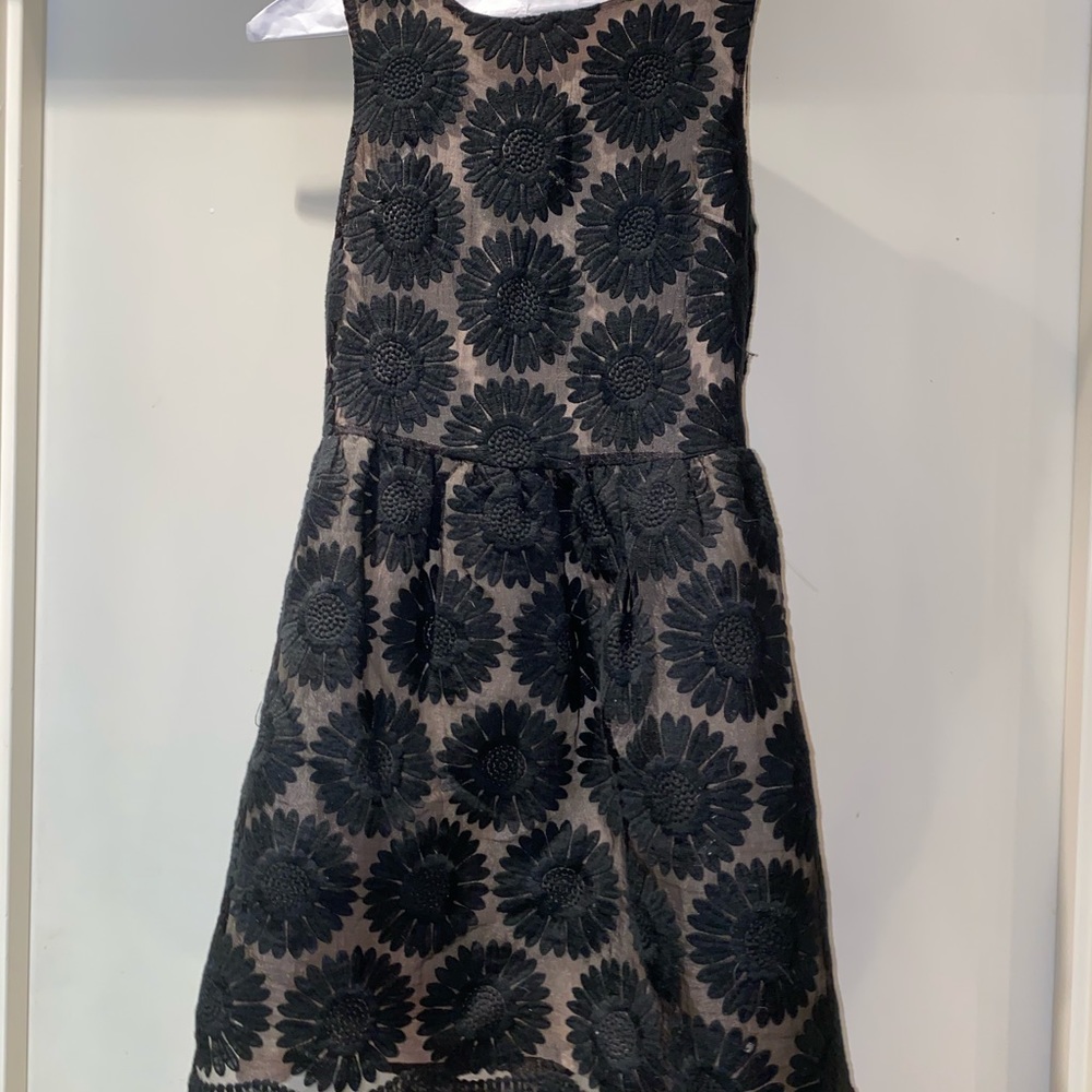 Ellison black flower dress